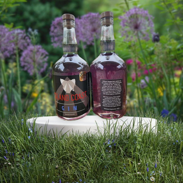 Official 'Reggie Bird' release of our Island Coast Spirits Butterfly 🦋 Pea Flower Gin.