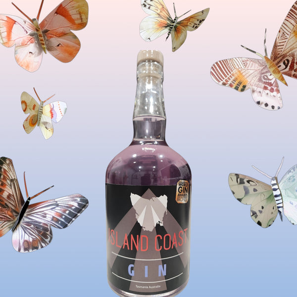 Official 'Reggie Bird' release of our Island Coast Spirits Butterfly 🦋 Pea Flower Gin.