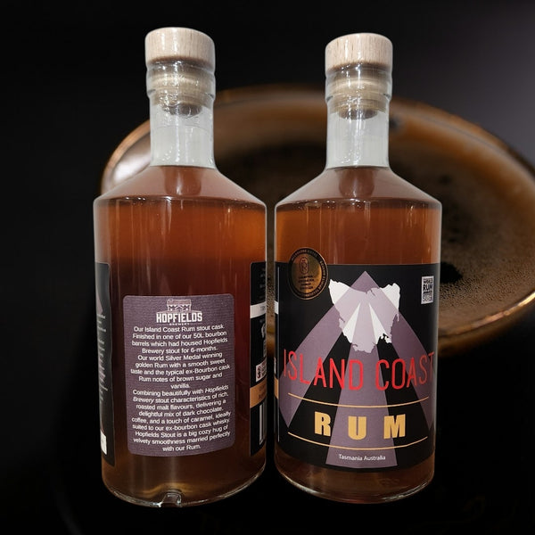 Island Coast Spirits Rum stout cask